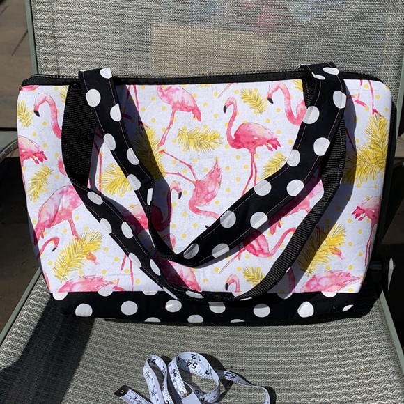 New pink Flamingo summer tote - Picture 4 of 4